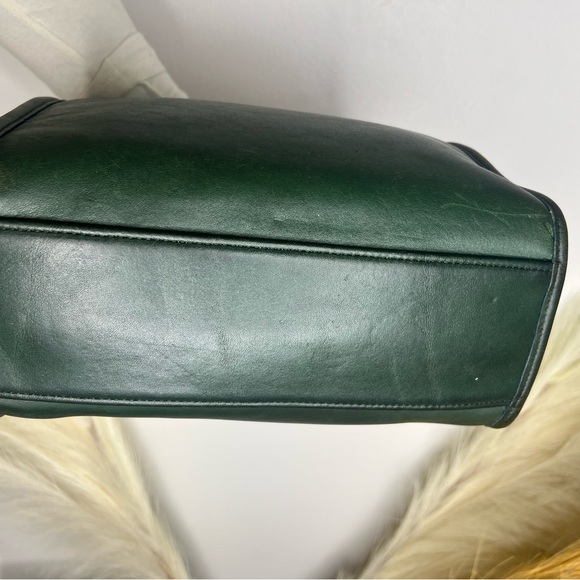 Vintage Coach Manor Bag Green 9977 - Picture 9 of 14